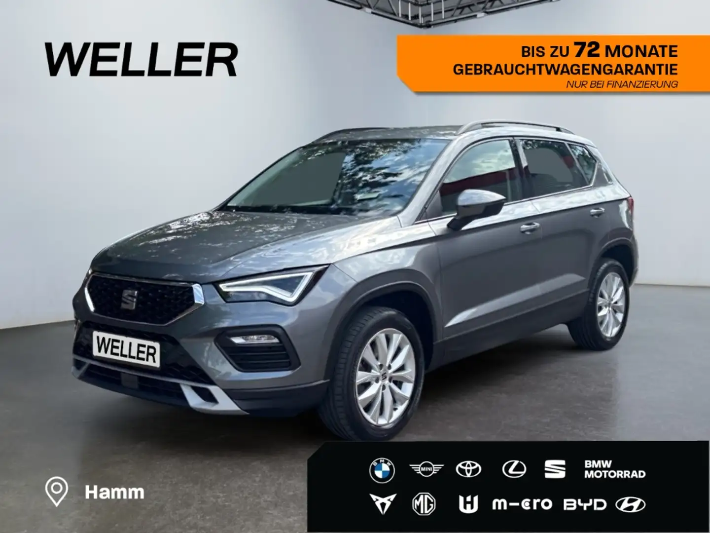 SEAT Ateca 2.0 TDI Style *LED*CarPlay*SHZ*Virtual*PDC* Gris - 1