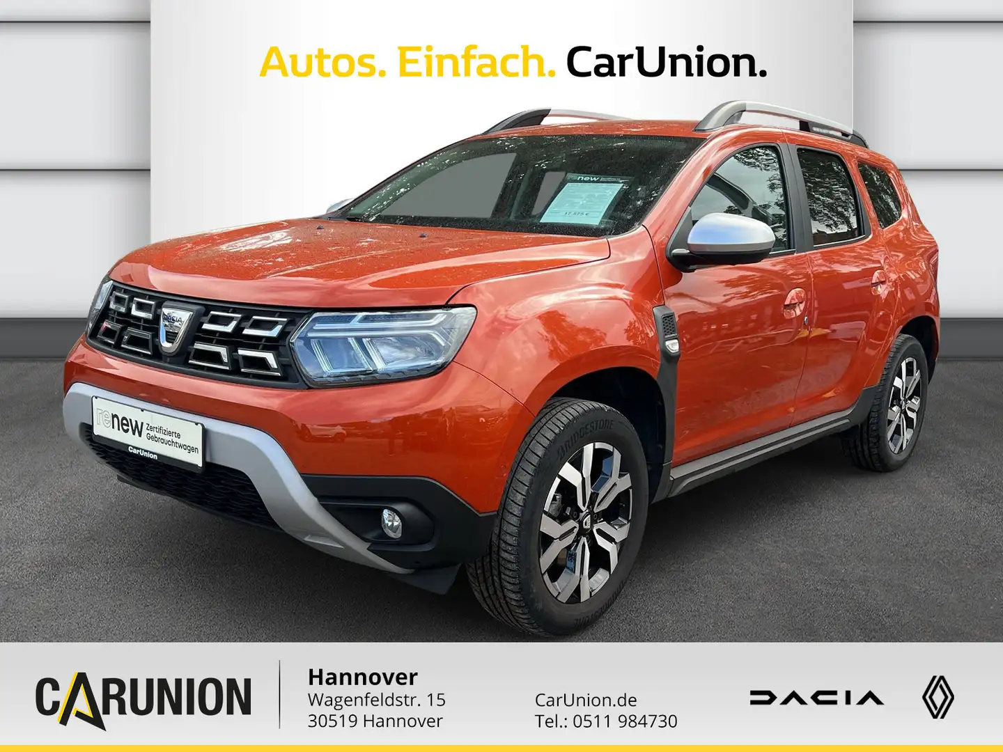 Dacia Duster Prestige+ Blue dCi 115 2WD Arancione - 1