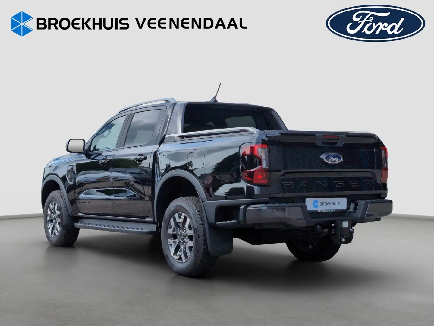 Ford Ranger Wildtrak PHEV Dubbel Cabine | 5-persoons | 3500KG Zwart - 2