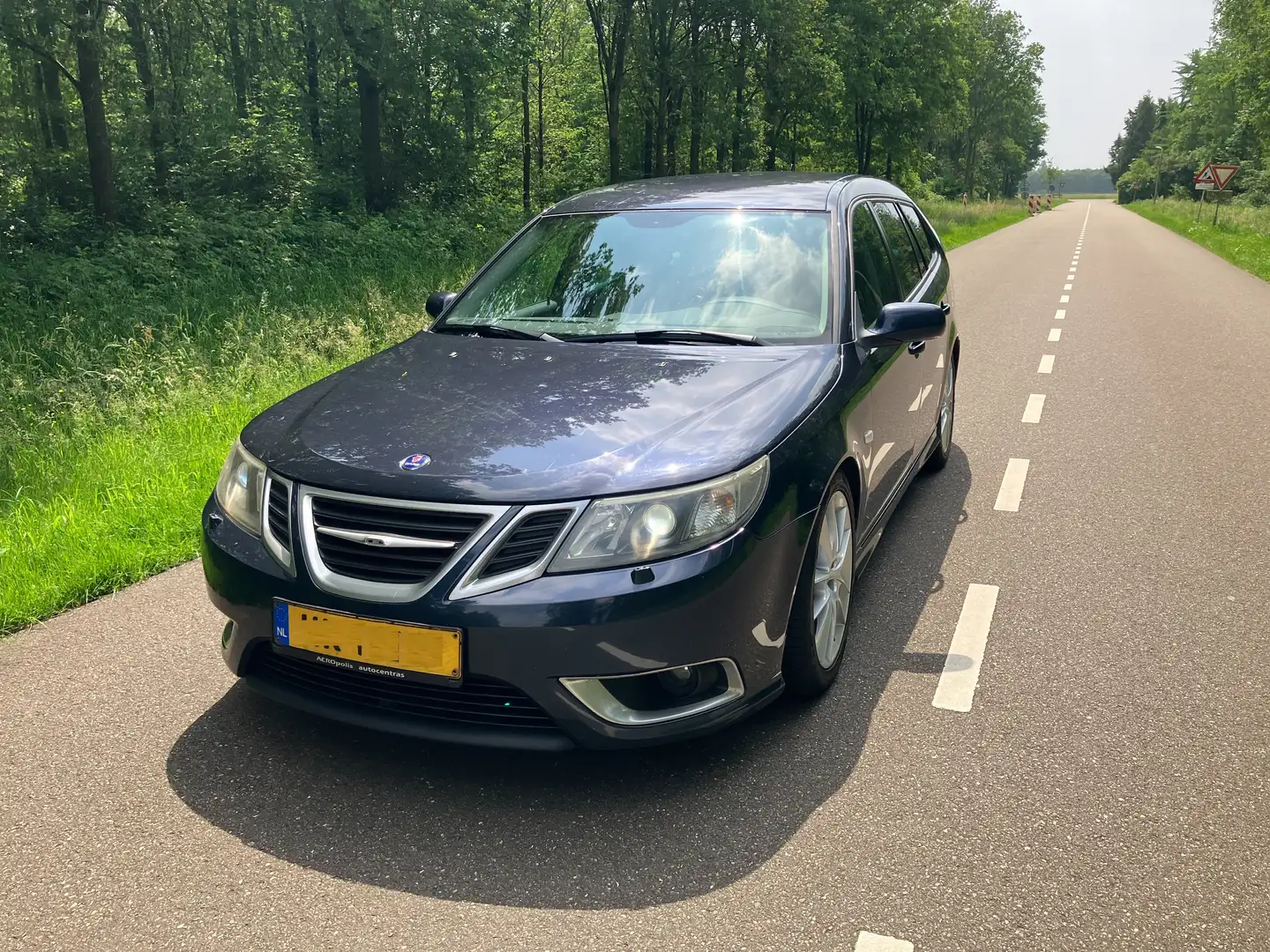 Saab 9-3 Saab 9-3 Aero 2.8T V6 AWD Hirsch Performance 2010 Modrá - 1