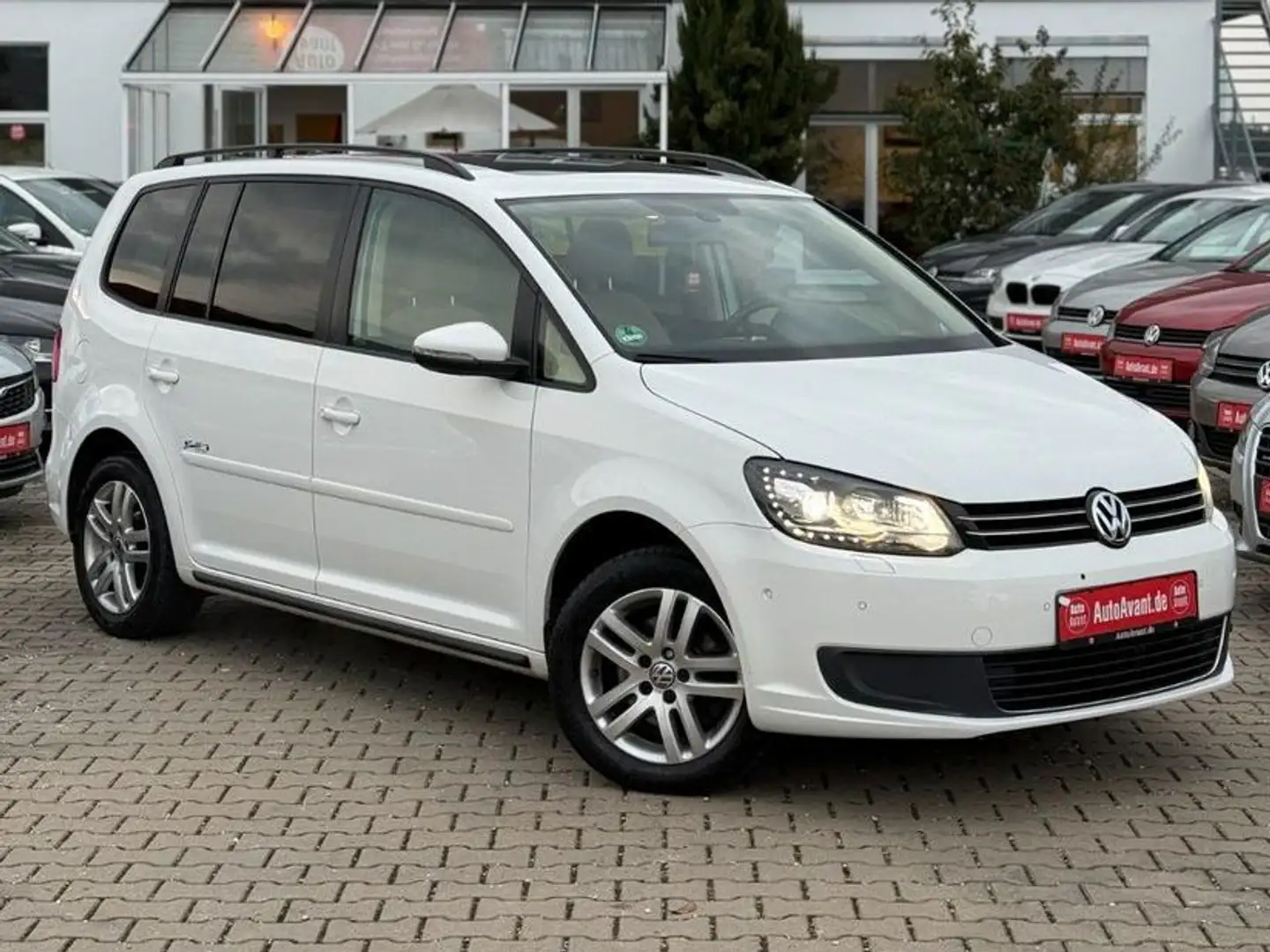 Volkswagen Touran 1.4TSI AUTOMATIK*PANORAMA*EcoFuel*SHZ*AHK Weiß - 1