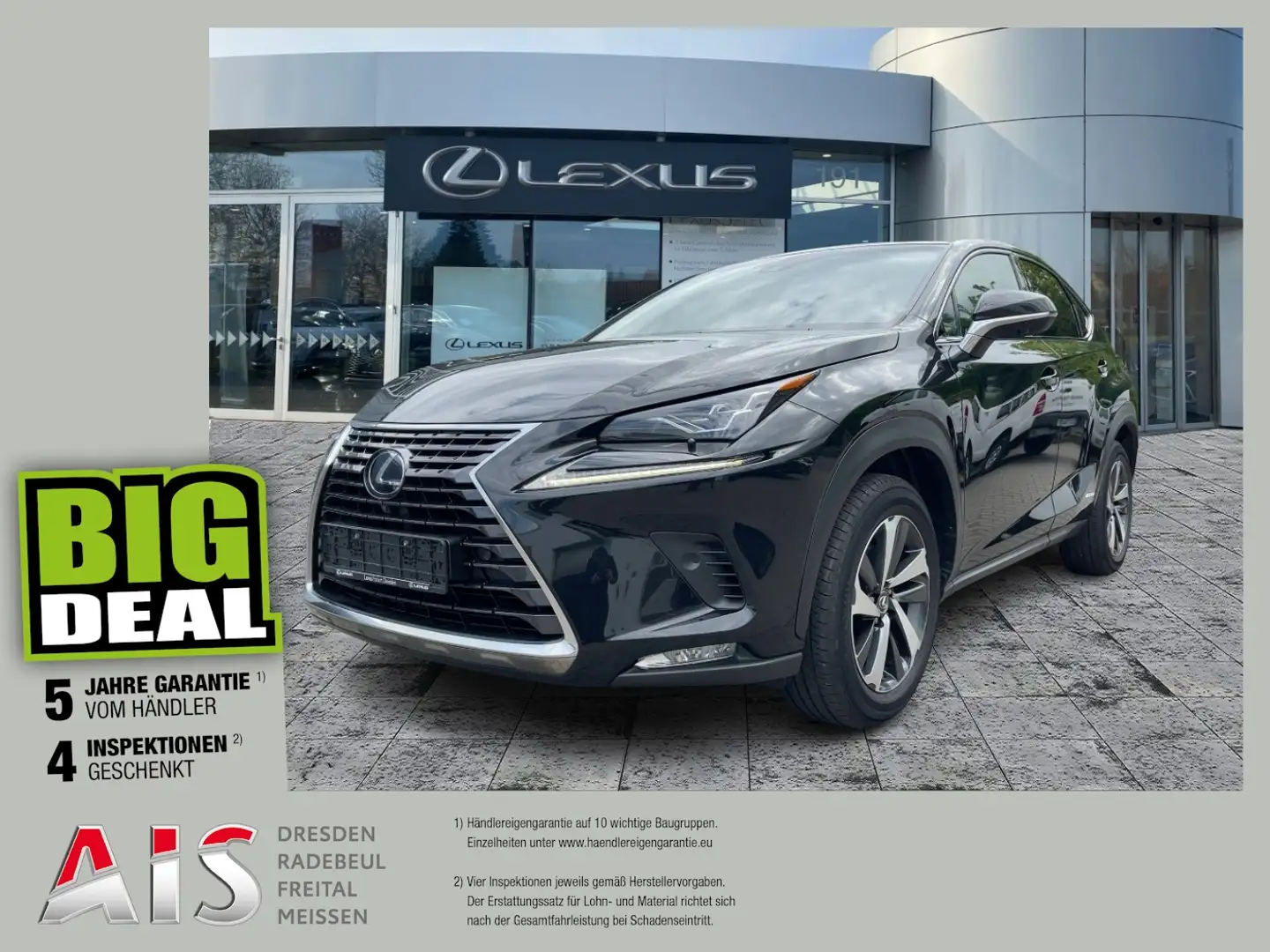 Lexus NX 300 h Luxury Line HUD*Pano*4xSHZ*Navi Schwarz - 1