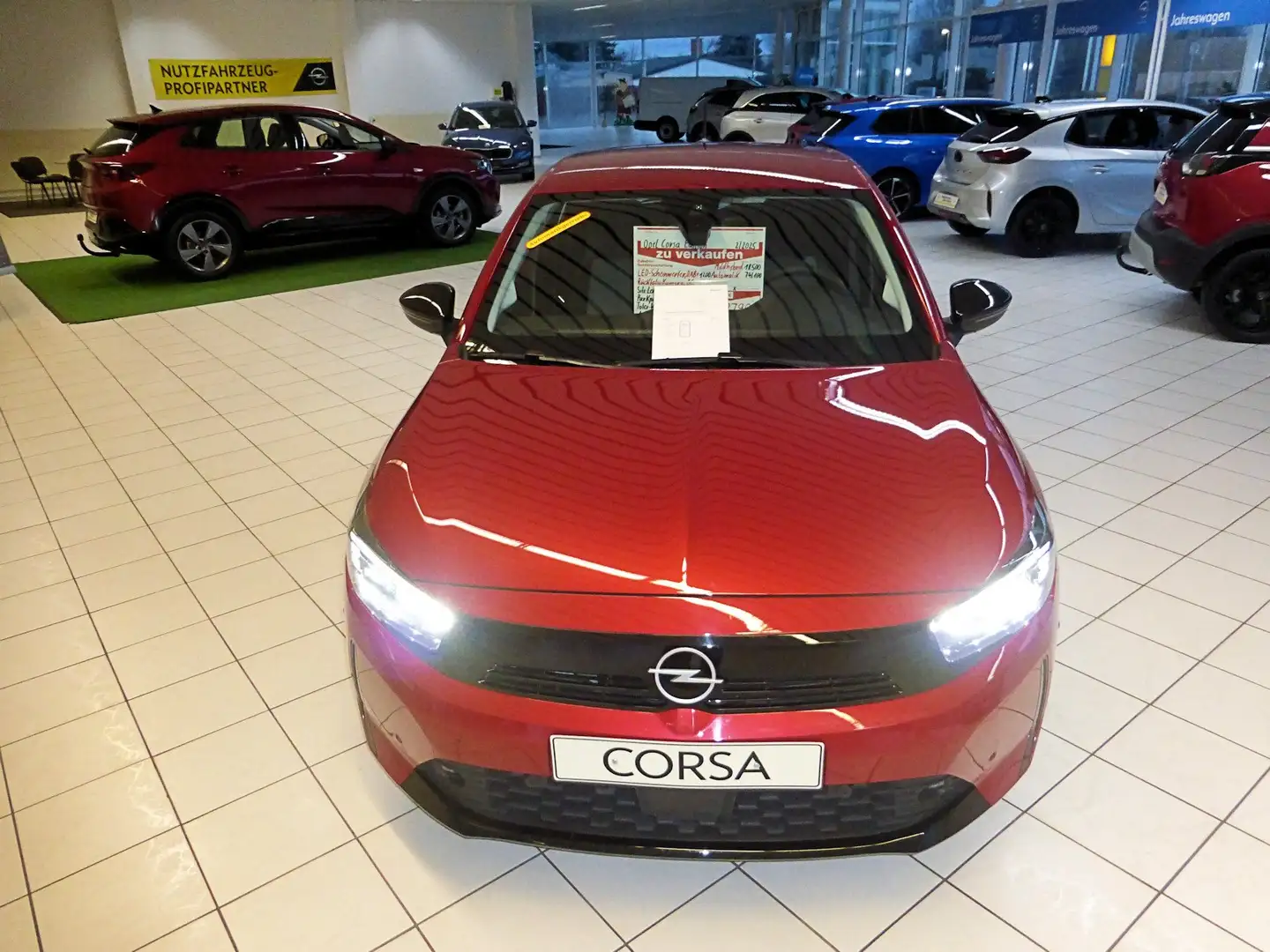 Opel Corsa 1.2 Mildhybrid 100PS AT6 LED,Kamera,SHZ,Allwetter Rot - 2