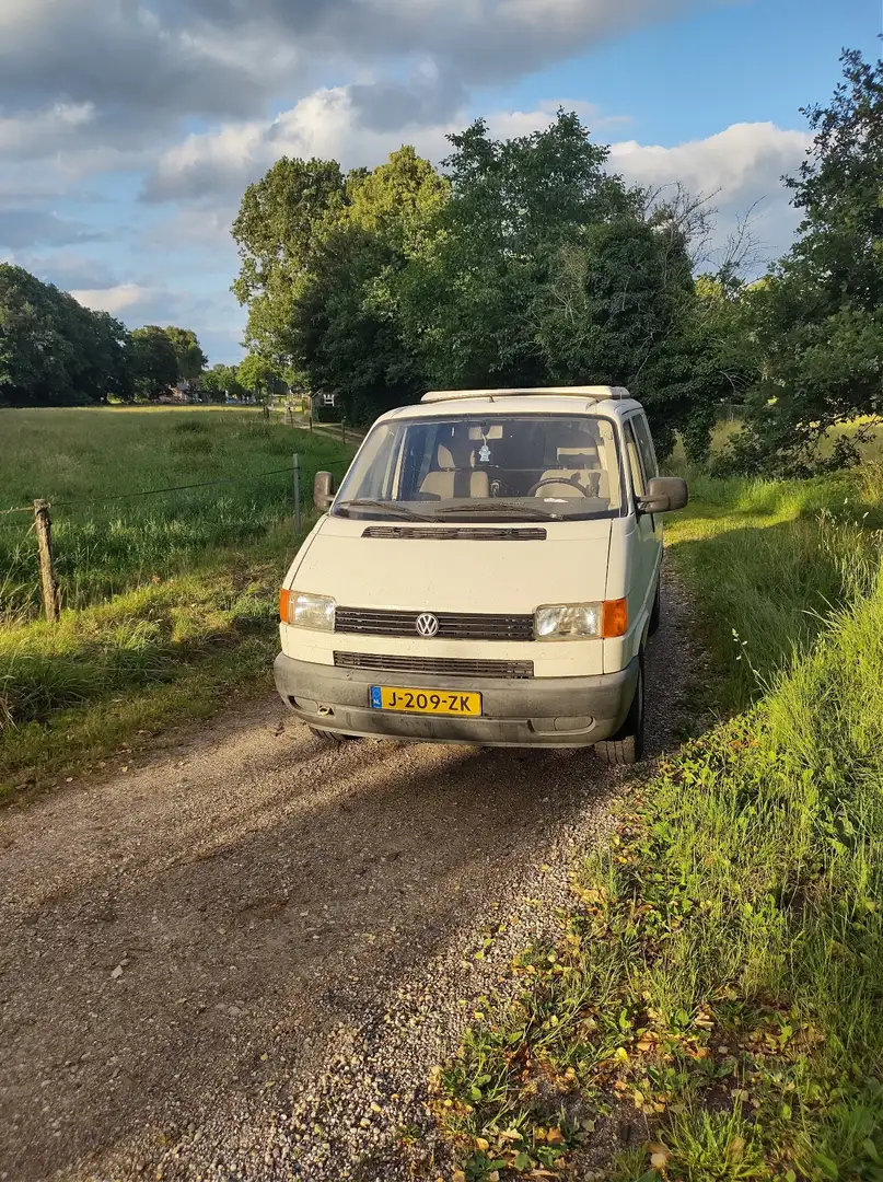 Volkswagen Caddy t4 bus camper Blanc - 1
