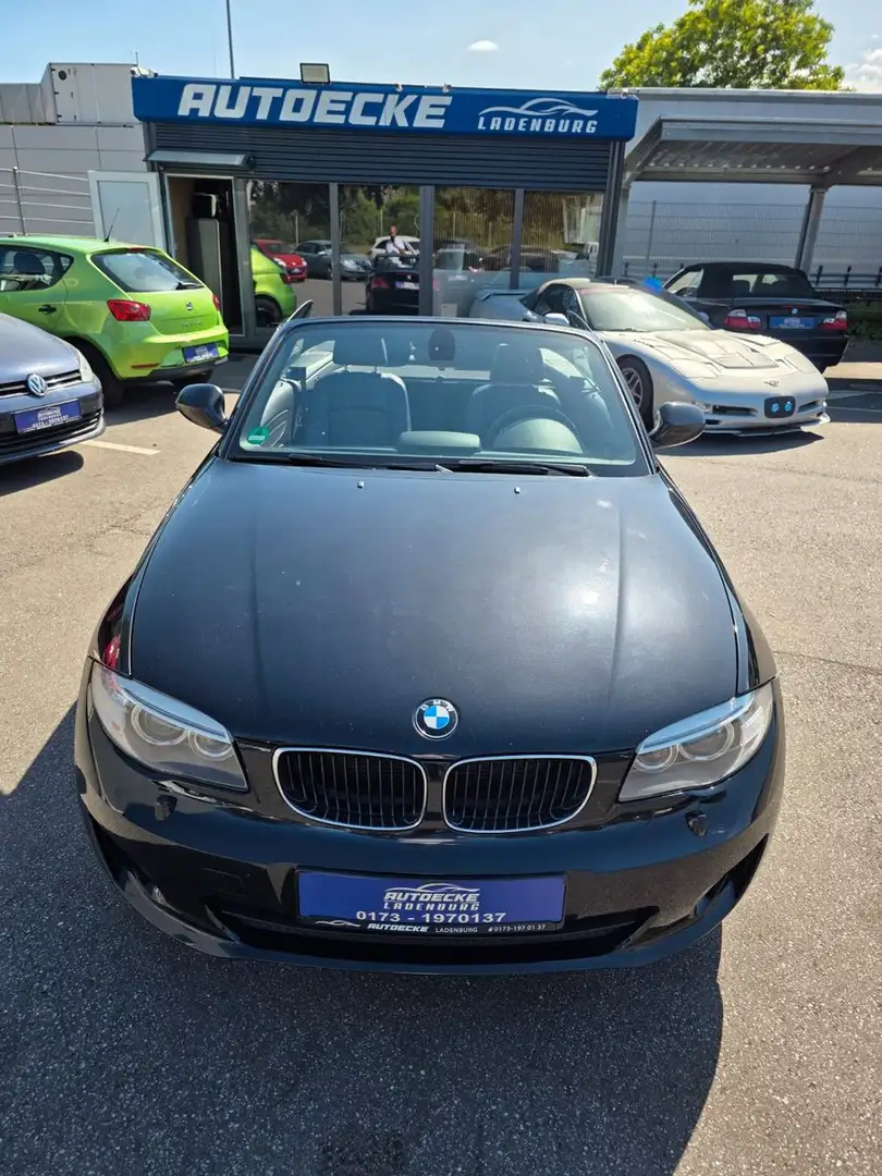 BMW 118 Baureihe 1 Cabrio 118i Schwarz - 2