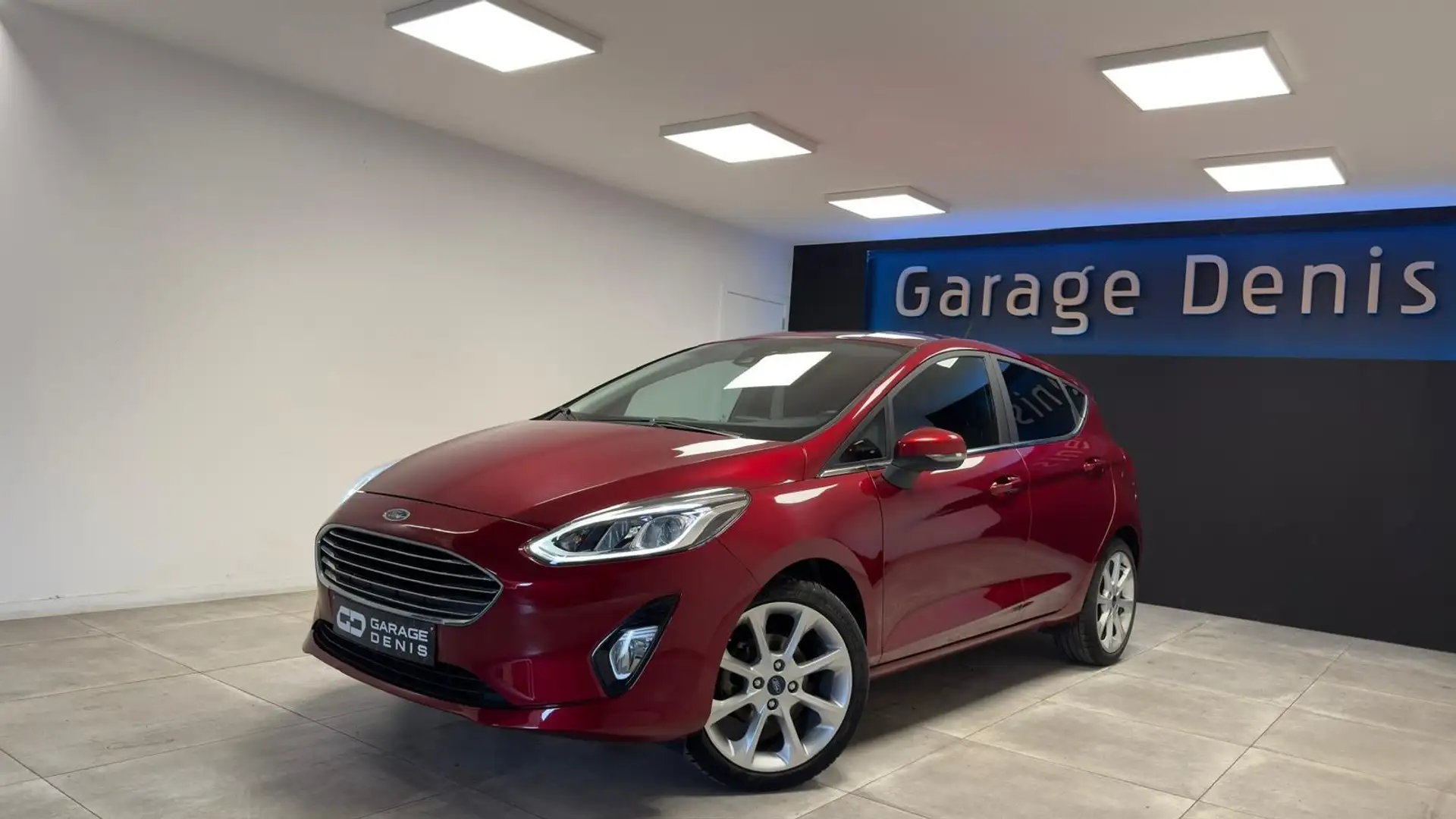 Ford Fiesta 1.0 EcoBoost Titanium**LED*GARANTIE 12 MOIS** Rosso - 1
