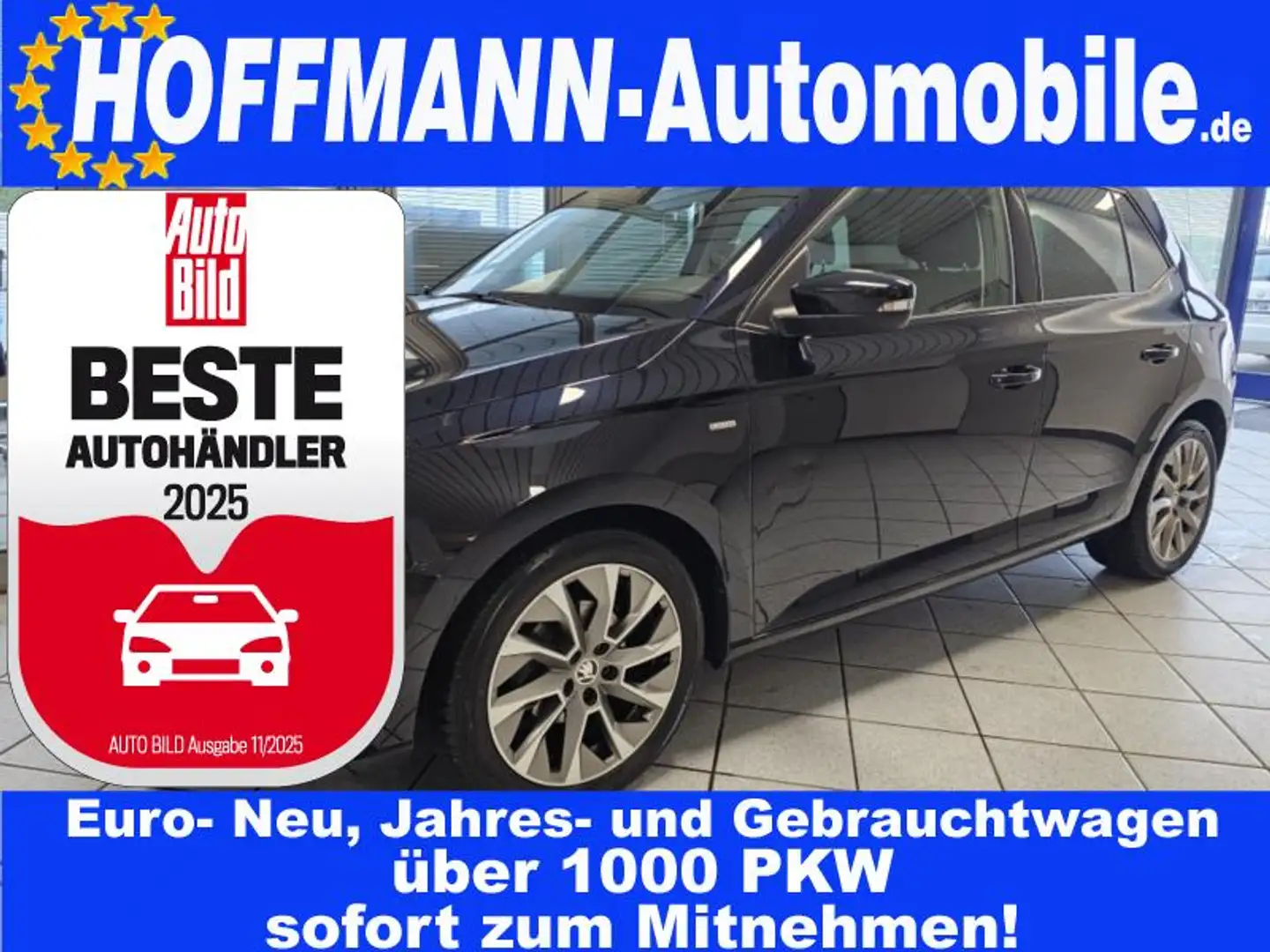 Skoda Fabia Style App-Connect,Sitzh.,PDC,Panodach,LED Schwarz - 1
