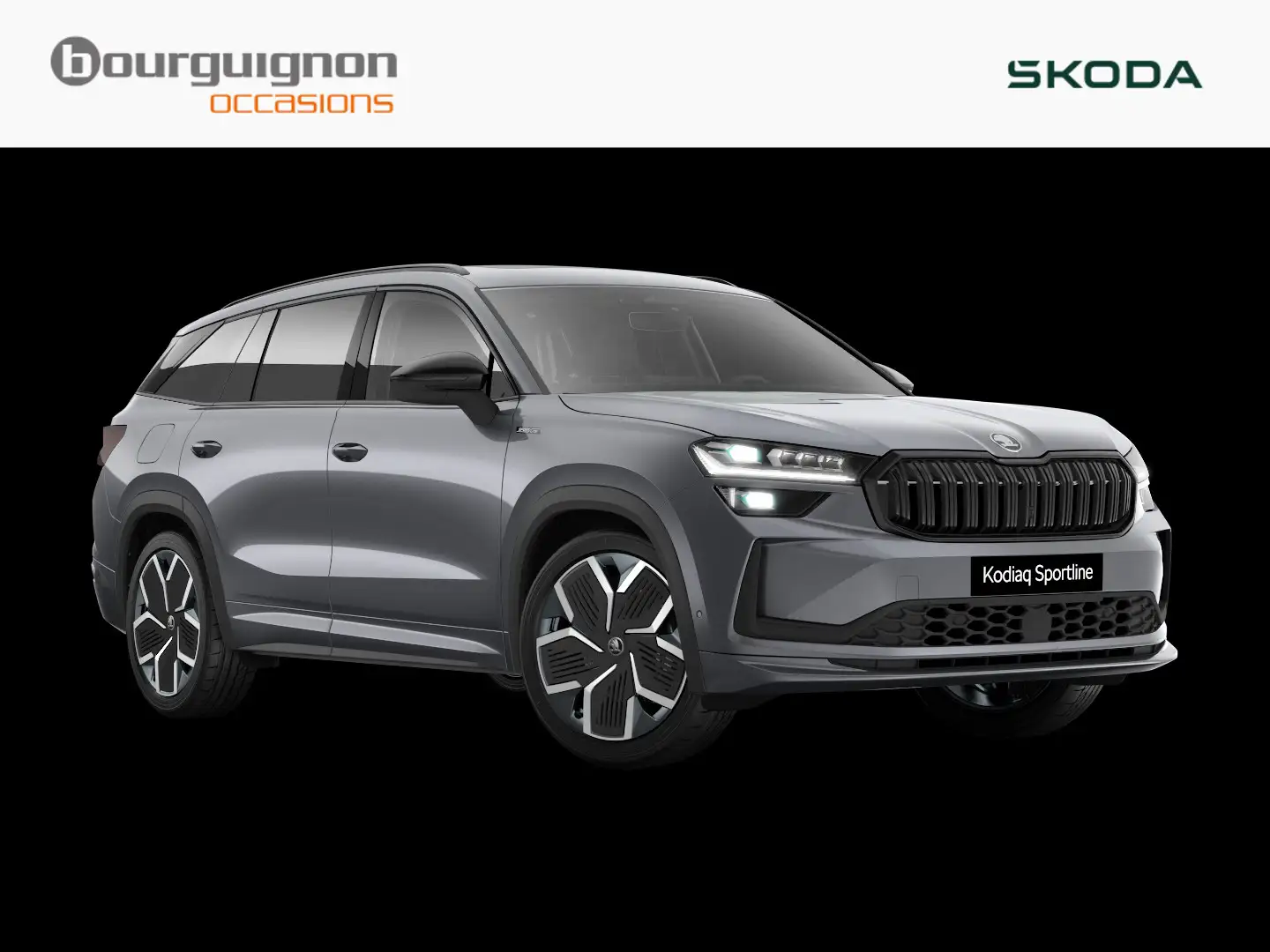Skoda Kodiaq 1.5 TSi 204 Pk PHEV Sportline Business | Trekhaak Grijs - 1