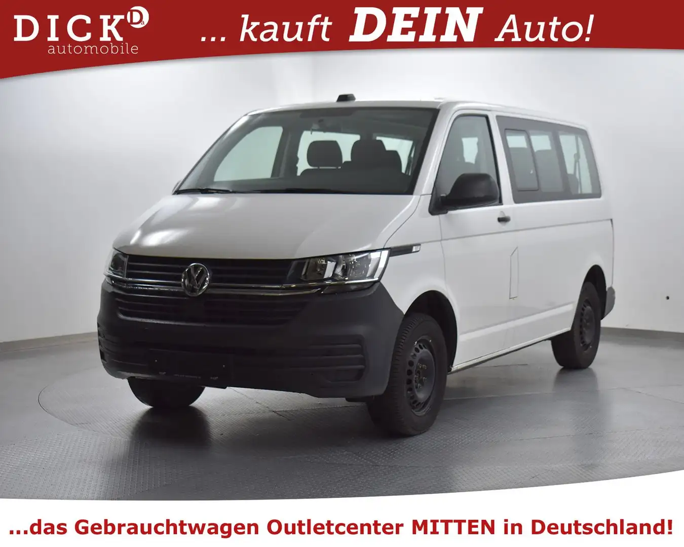 Volkswagen T6 Transporter T6.1 Transp 2.0d Kombi FWD 9SI+KLIMA+SHZ+AHK+PDC Blanco - 2