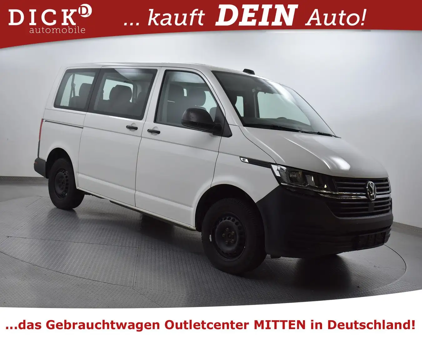 Volkswagen T6 Transporter T6.1 Transp 2.0d Kombi FWD 9SI+KLIMA+SHZ+AHK+PDC Blanco - 1