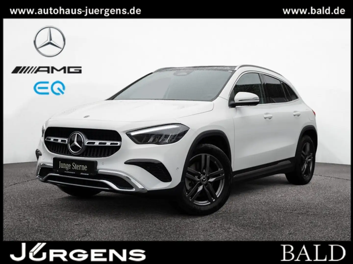 Mercedes-Benz GLA 220 d 4M Progressive/LED/Cam/Pano/AHK/Memo Weiß - 1