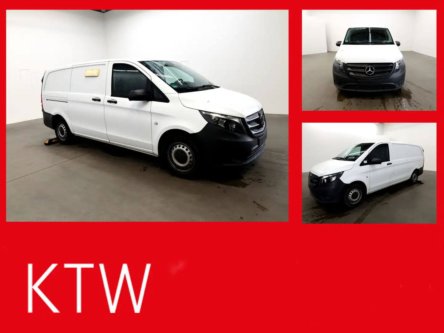 Mercedes-Benz Vito114CDI KA lang ,Klima,Sortimo Regalsystem Blanc - 1