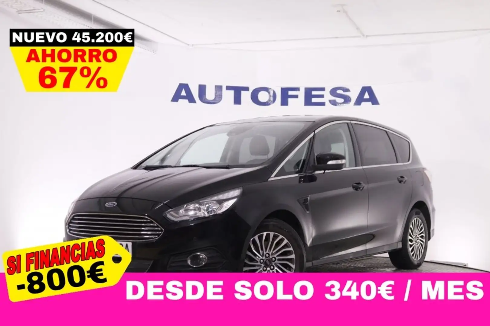Ford S-Max 2.0 TDCI ECOBLUE TITANIUM 150CV 7 PLAZAS 5P # IVA Negro - 1
