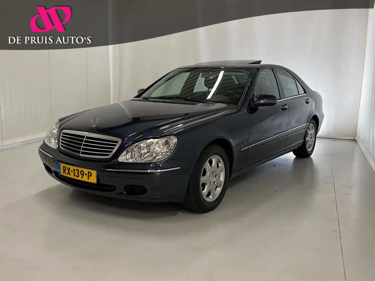 Mercedes-Benz S 320 Luchtvering Schuifdak Xenon Memorystoelen  *Youngt Negru - 1