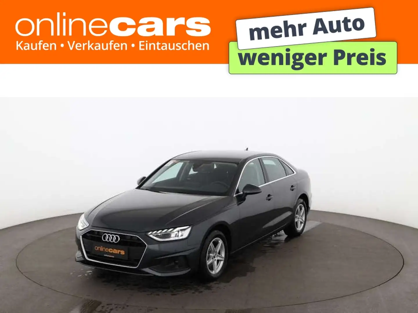 Audi A4 Limousine 30 TDI Aut LED LEDER NAVI R-CAM TEMP Grau - 1