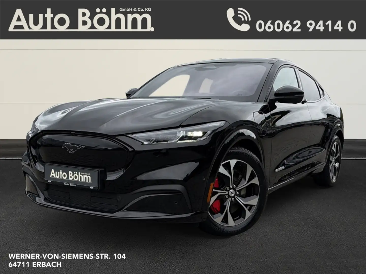 Ford Mustang Mach-E AWD ACC+Pano+Memory+B&O+360+Navi+Klima Noir - 1