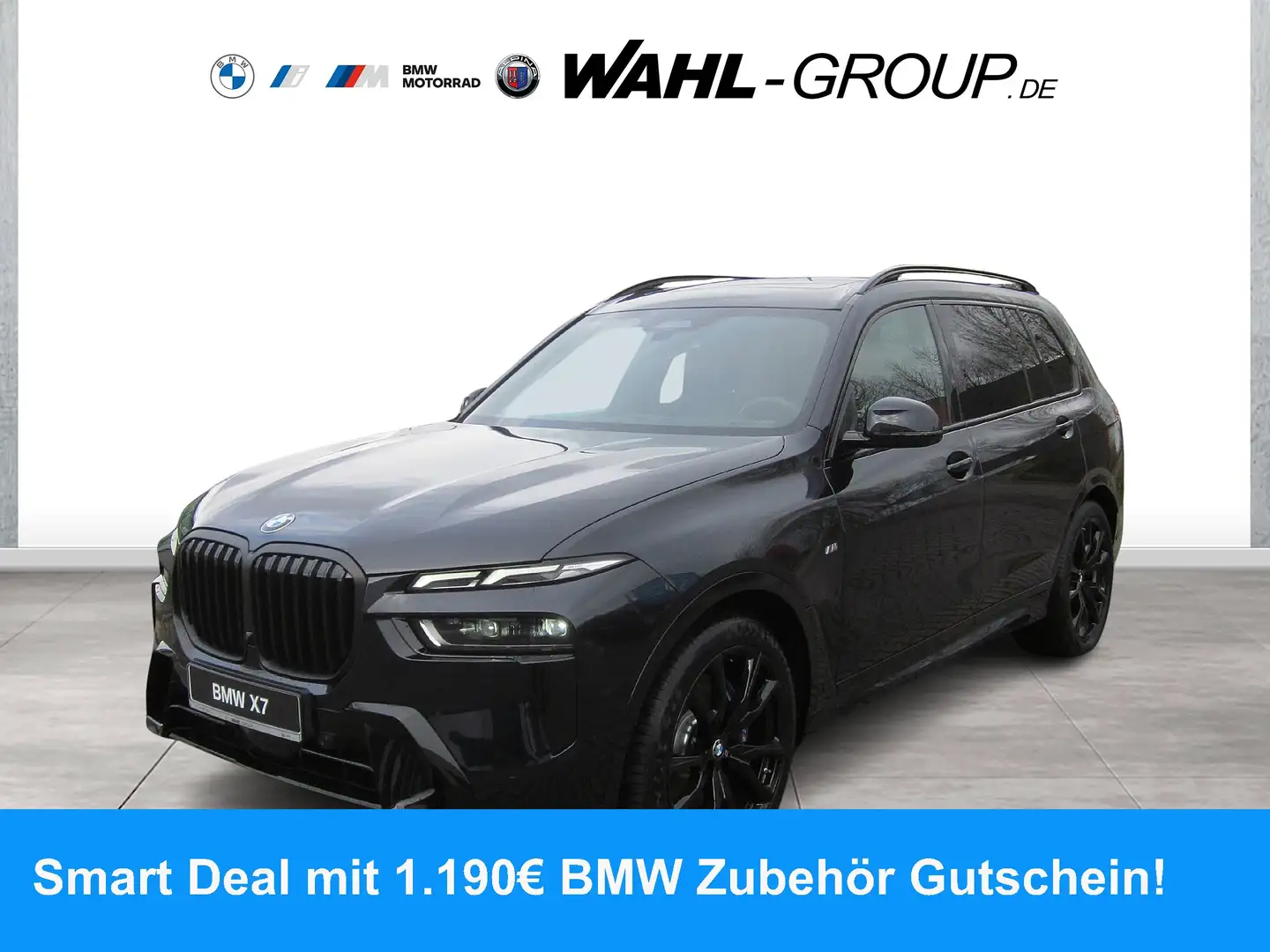 BMW X7 xDrive40d M Sport Pro Standhzg AHK Panorama Exklus Schwarz - 1