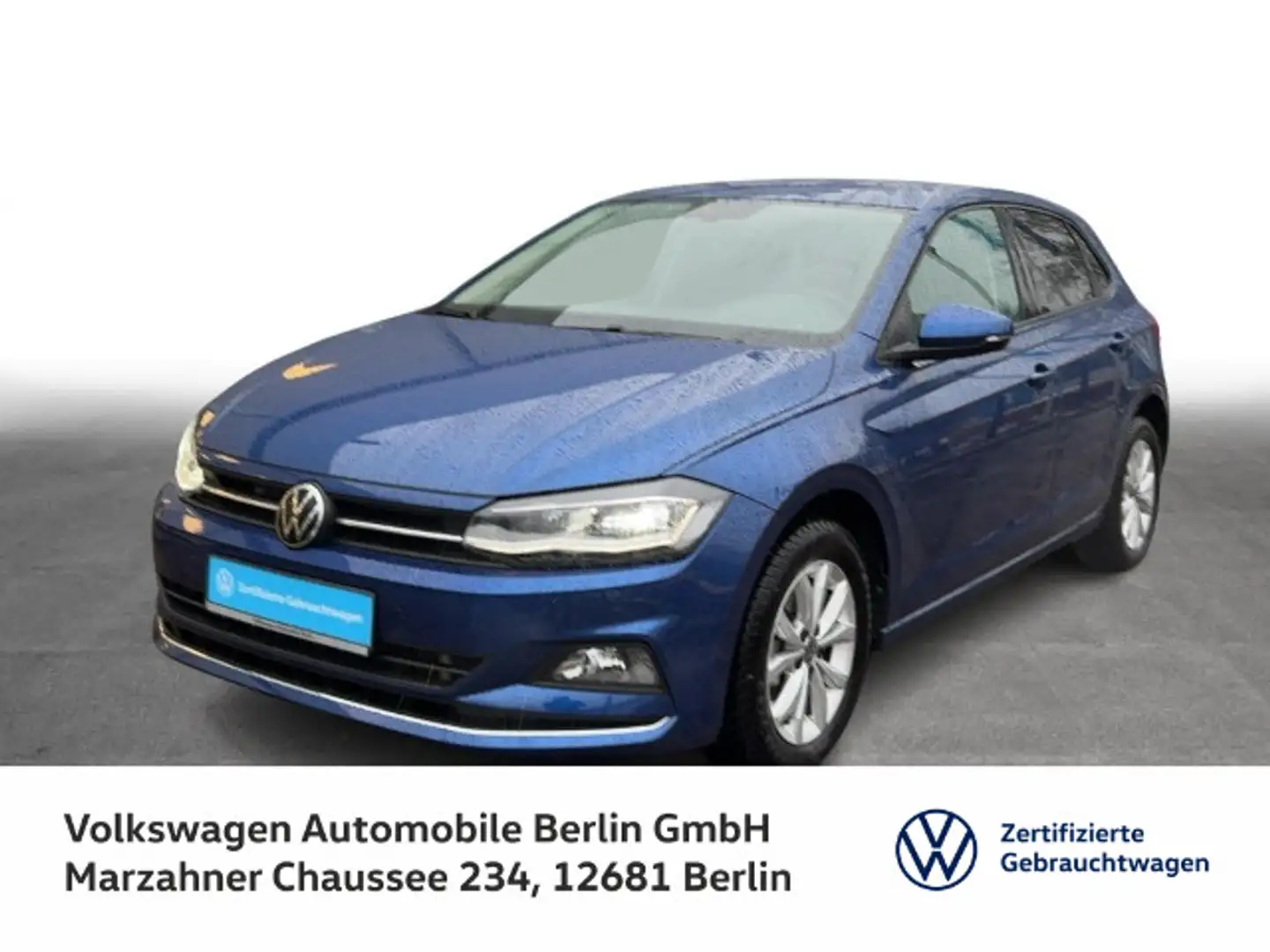 Volkswagen Polo 1.0 TSI DSG Highline Navi LED SHZ ACC PDC Blau - 1
