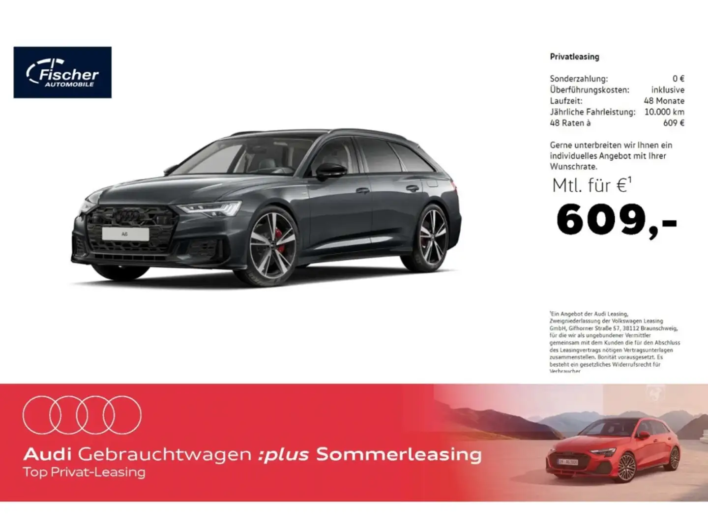 Audi A6 Avant 55 TFSI e quattro S line AHK/P-Dach/21'' Grau - 1