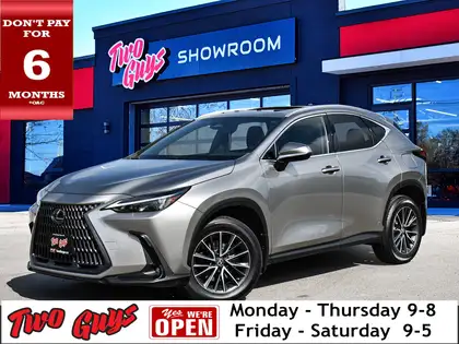 Silver 2023 Lexus NX Hybrid 350h Premium AWD SUV / Crossover All-Wheel Drive Continuously Variable Transmission