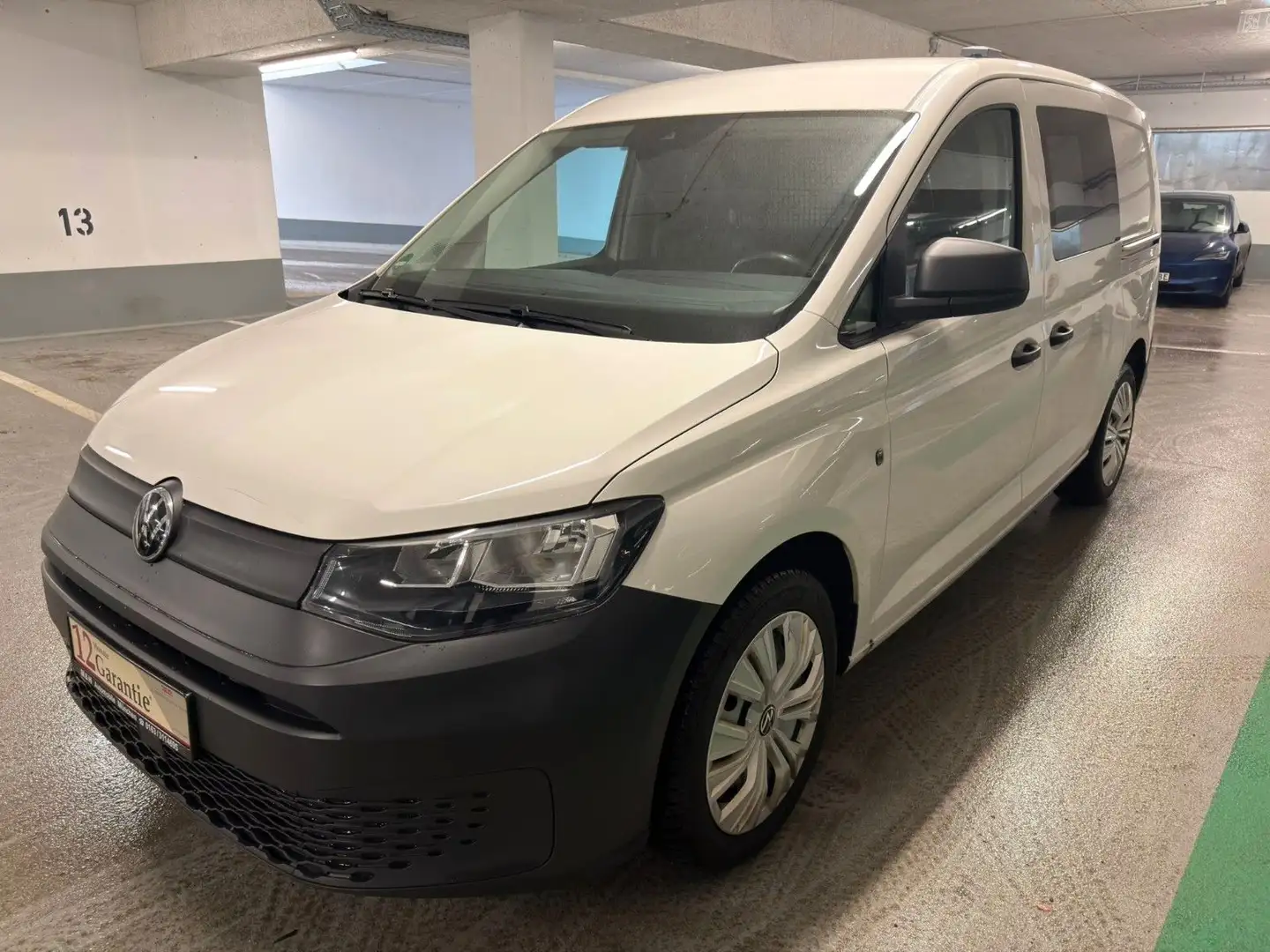 Volkswagen Caddy Maxi Cargo 2.0TDi EcoProfi*Lane*Klima*SHZ* Blanc - 1