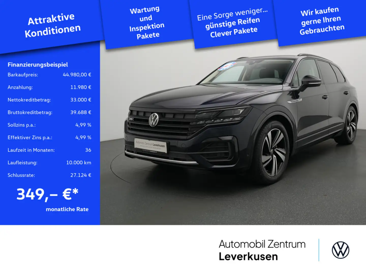 Volkswagen Touareg Atmosphere DYNAUDIO ACC NAVI VIRT KAM Schwarz - 1