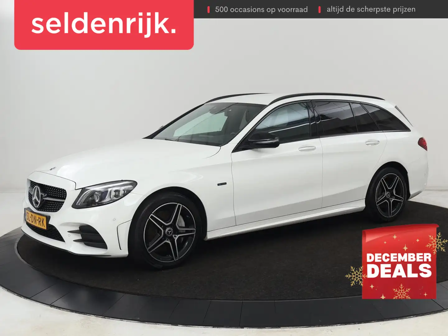 Mercedes-Benz C 300 300e AMG Night | Stoelverwarming | Carplay | Leder Wit - 1