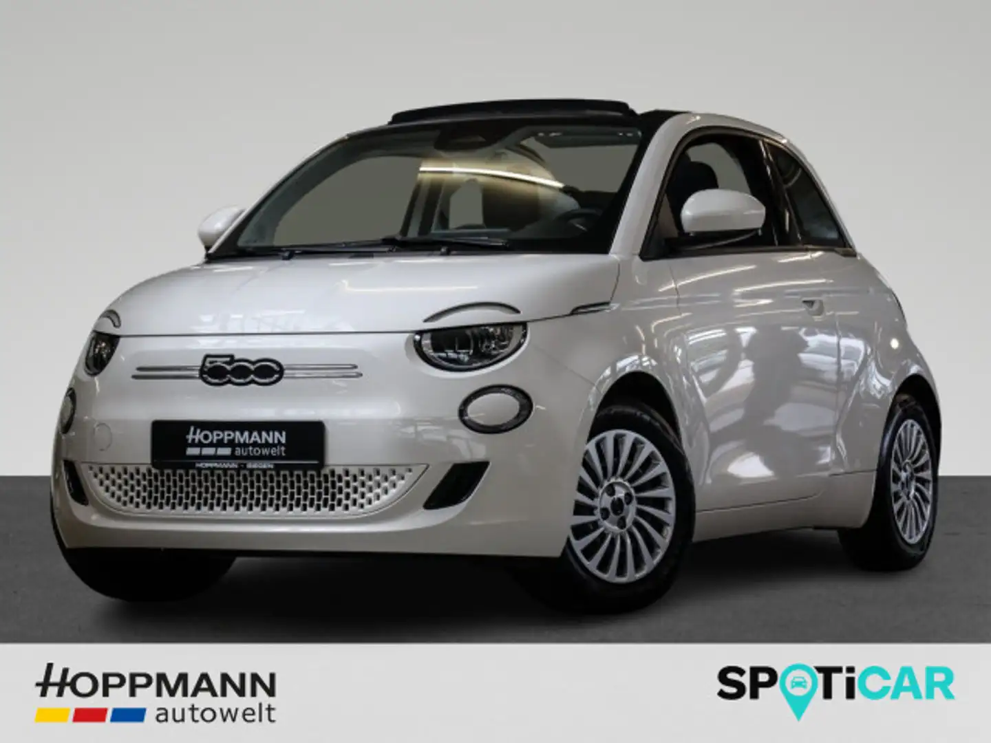 Fiat 500e Neuer 500 Cabrio*Klimaautmatik*PDC*CarPlay*Antro Weiß - 1