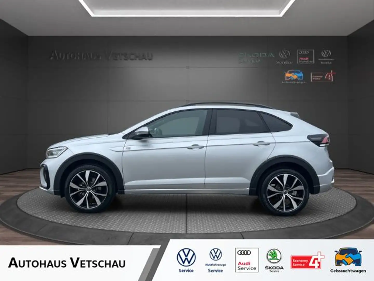 Volkswagen Taigo R-Line 1.0 TSI DSG/RFK/IQ.Drive/Matrix/ACC Silber - 1