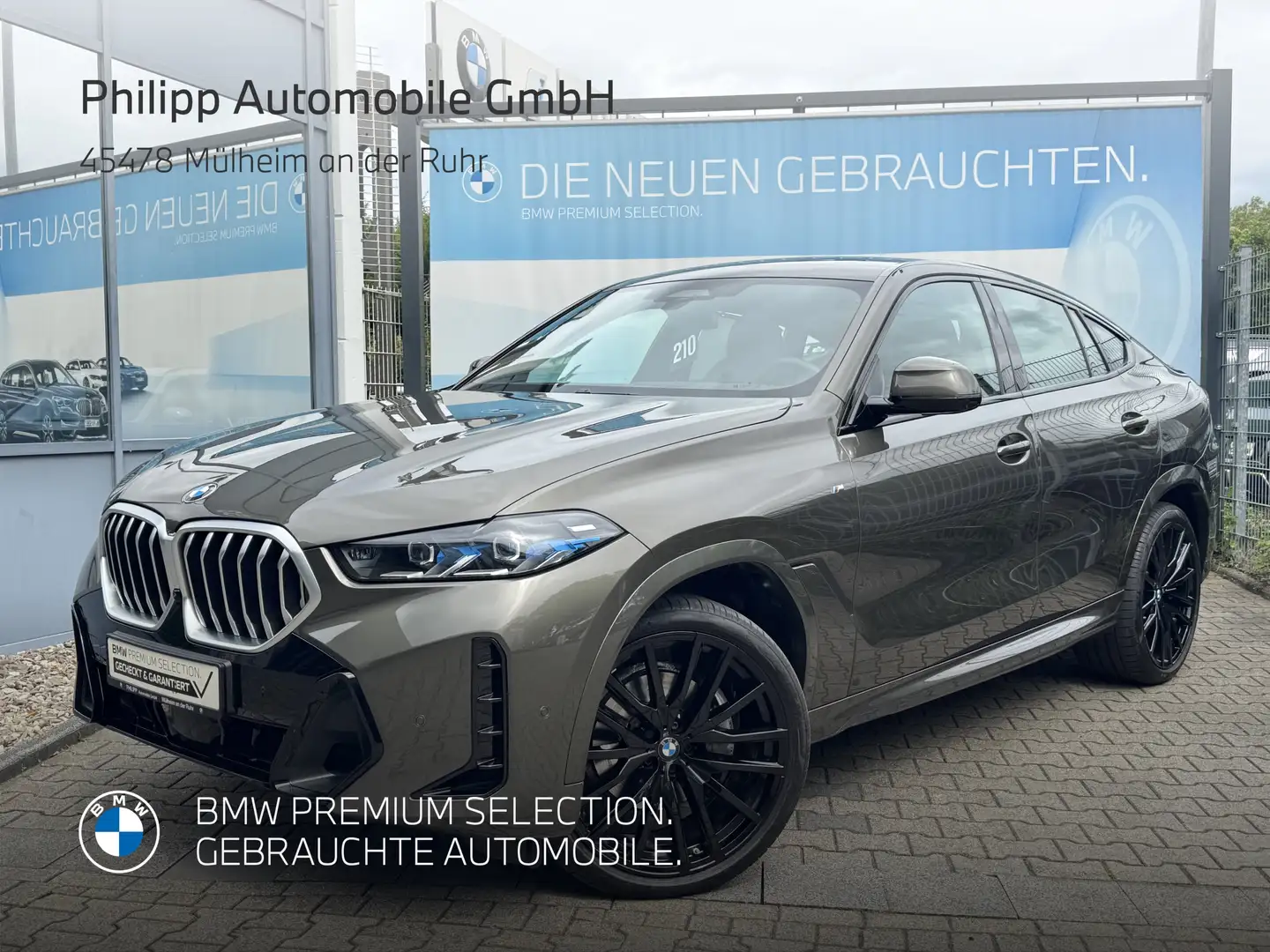 BMW X6 xDrive40d M Sport h&k DA-Pro PANO AHK ab2,99% Grau - 1