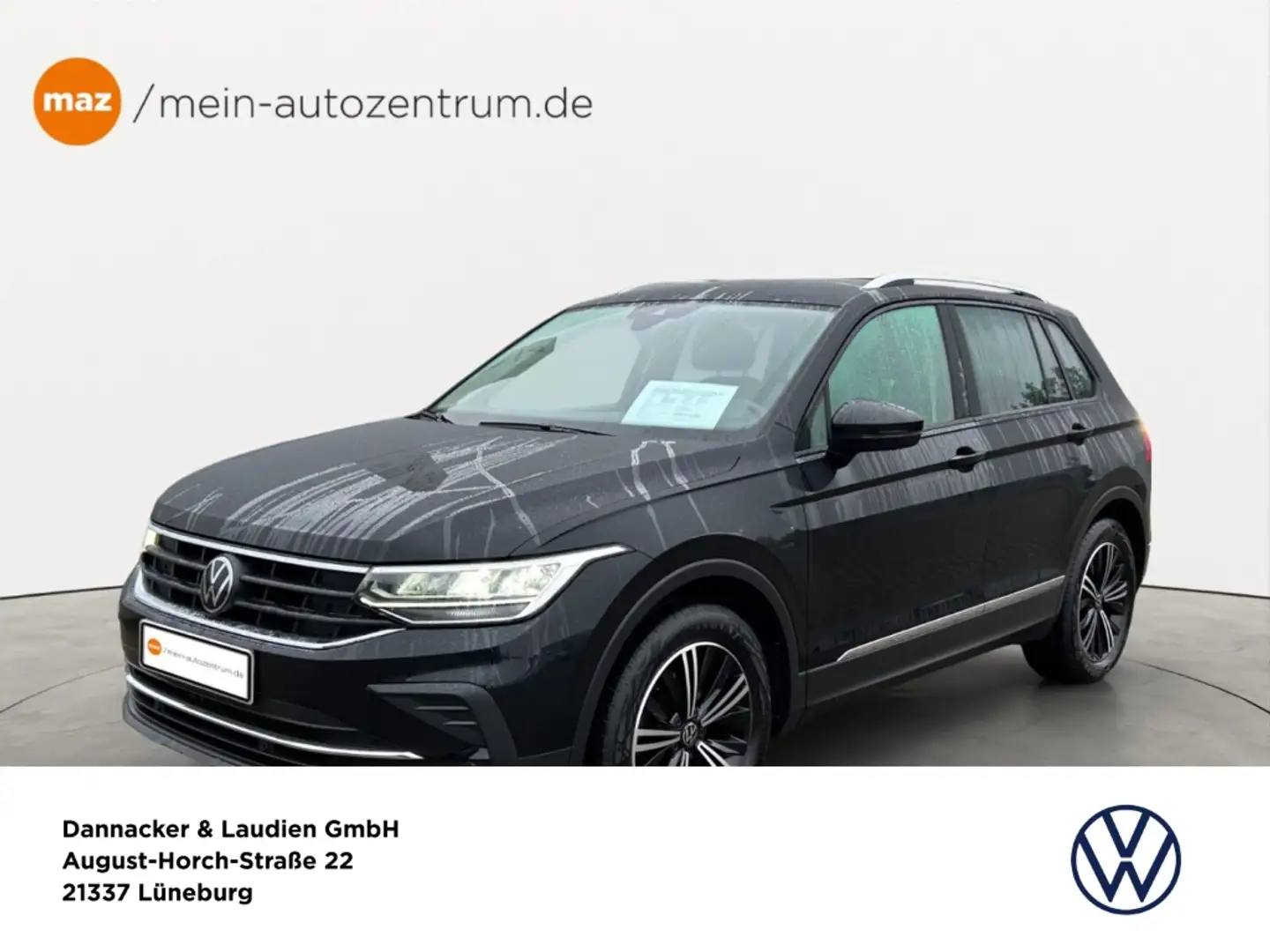 Volkswagen Tiguan 2.0 TDI Life Fahrschulfzg. Alu LED AHK Kamera App- Schwarz - 1