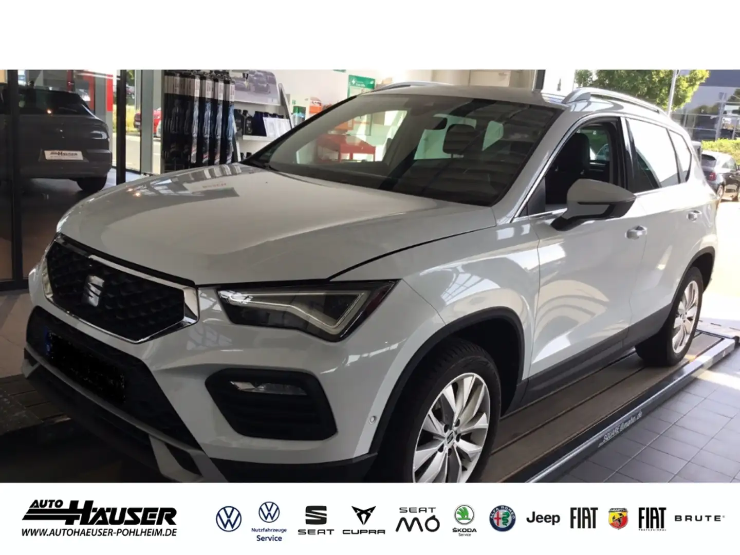 SEAT Ateca Style 1.5 TSI DSG AHK BEATS NAVI KAMERA PARK ACC L Weiß - 1