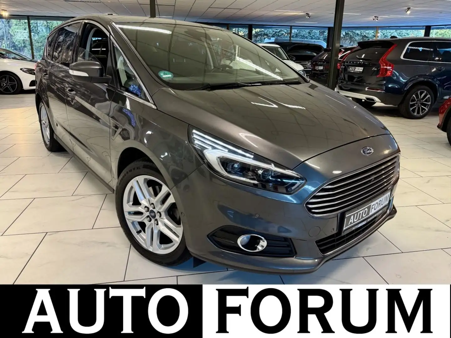 Ford S-Max S-MAX 2.0 AUT 7-SITZER LED 360CAM NAVI PDC SHZ Grau - 1