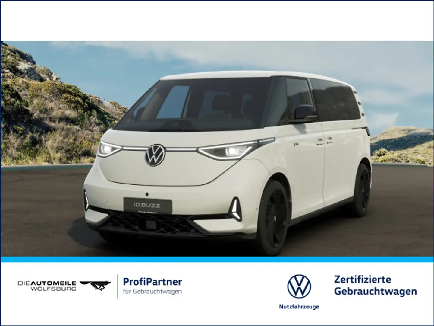 Volkswagen ID. Buzz ID.Buzz GTX LR 4Motion HeadUp/H+K/AHK/ACc/Travel Weiß - 1