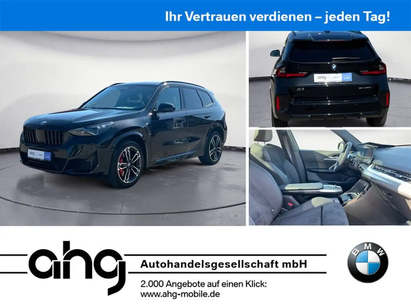 BMW X1 sDrive20i Sportpaket Pro Navi Panorama Sitzve Schwarz - 1