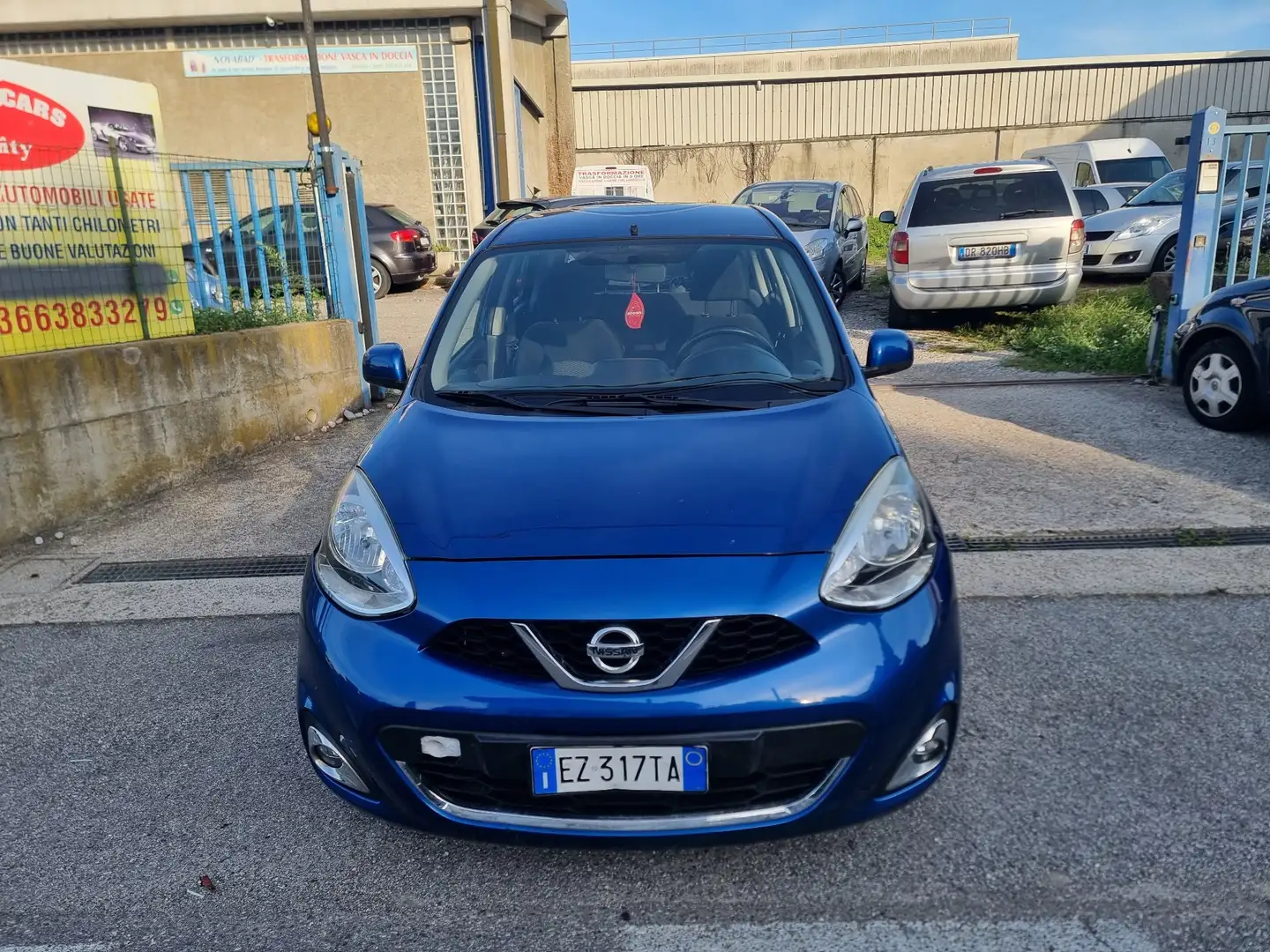 Nissan Micra 1.2 Tekna TPMS Bleu - 1