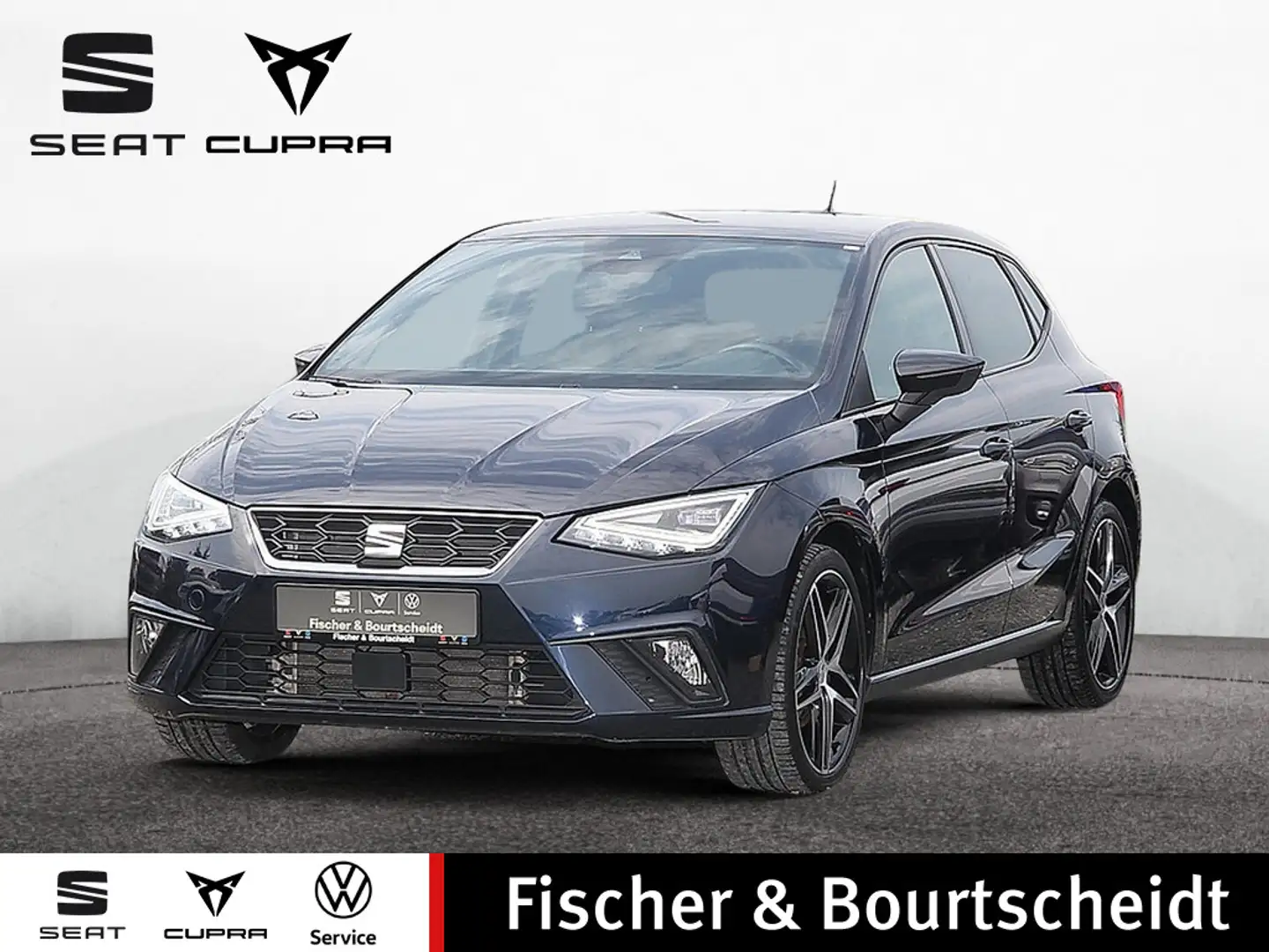 SEAT Ibiza 1.5 TSI FR DSG NAVI VIRT LED SHZ PDC AP Blau - 1
