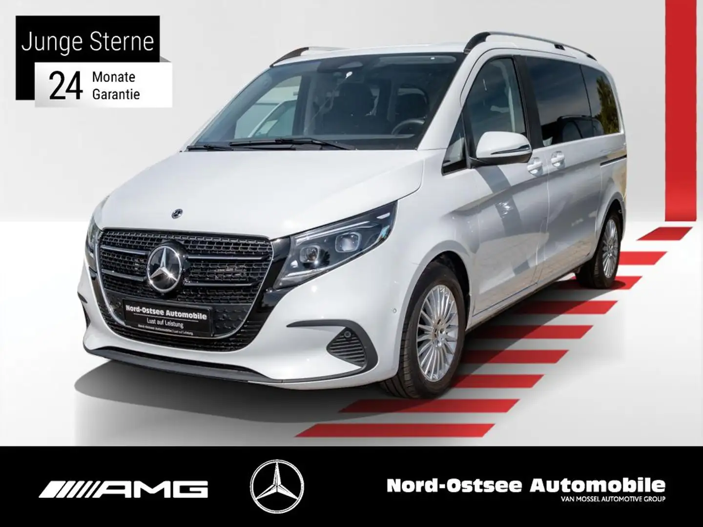 Mercedes-Benz V 220 STYLE Kompakt 7 SITZE LED MBUX NAVI KLIMA Blanc - 1