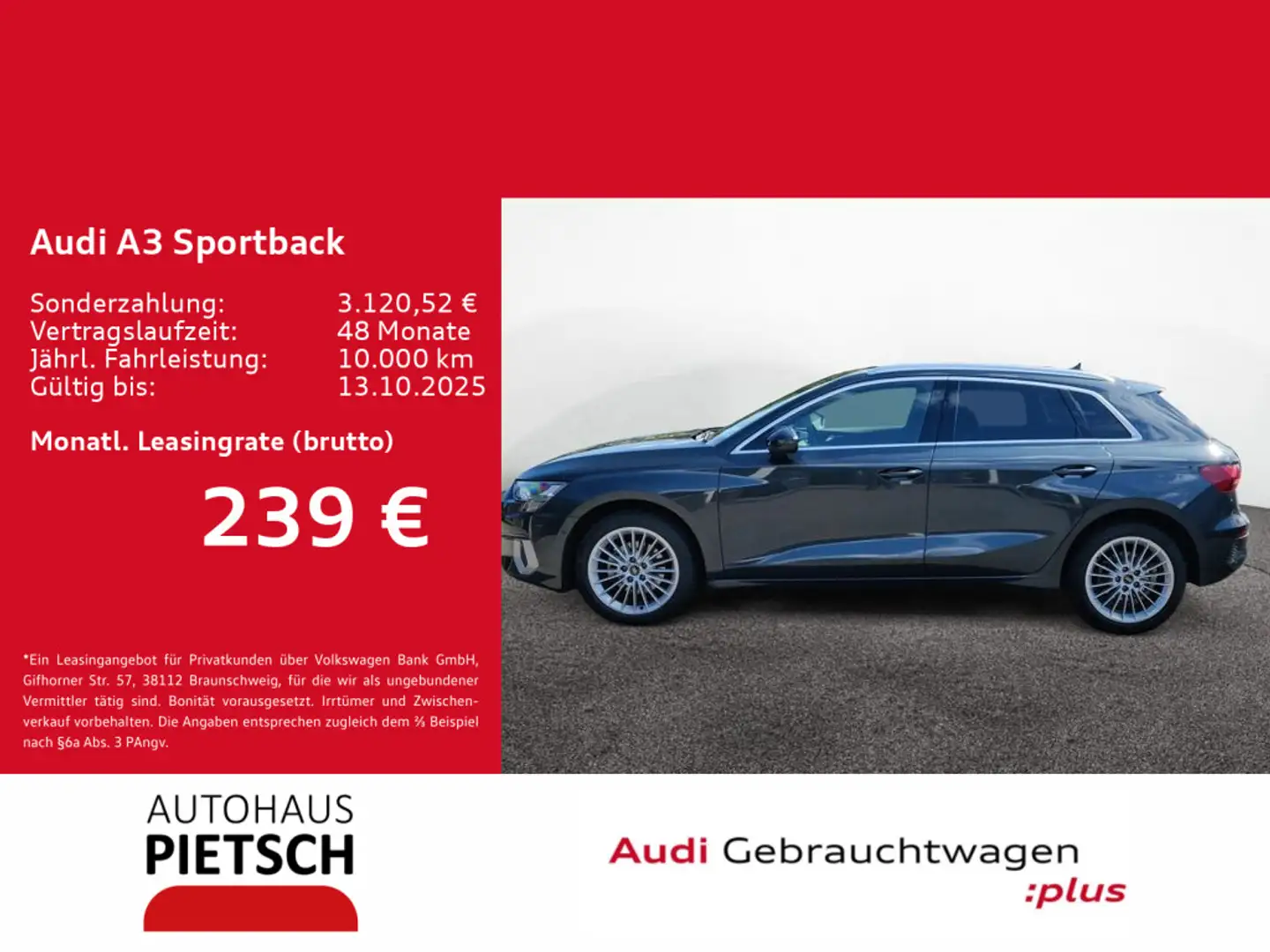 Audi A3 35 TFSI AHK SmartInterface Gris - 1