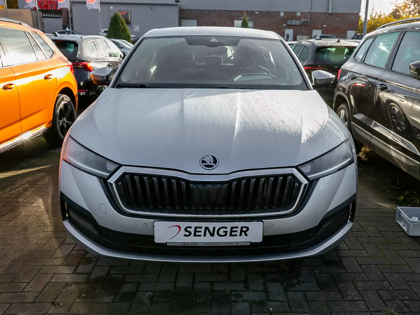 Skoda Octavia 2.0 TDI DSG Nav AHK PDC SMART LINK Silber - 2