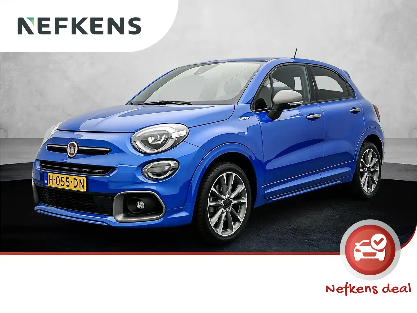 Fiat 500X Cross SUV Sport 150 pk Automaat | Navigatie | Acht Blu/Azzurro - 1