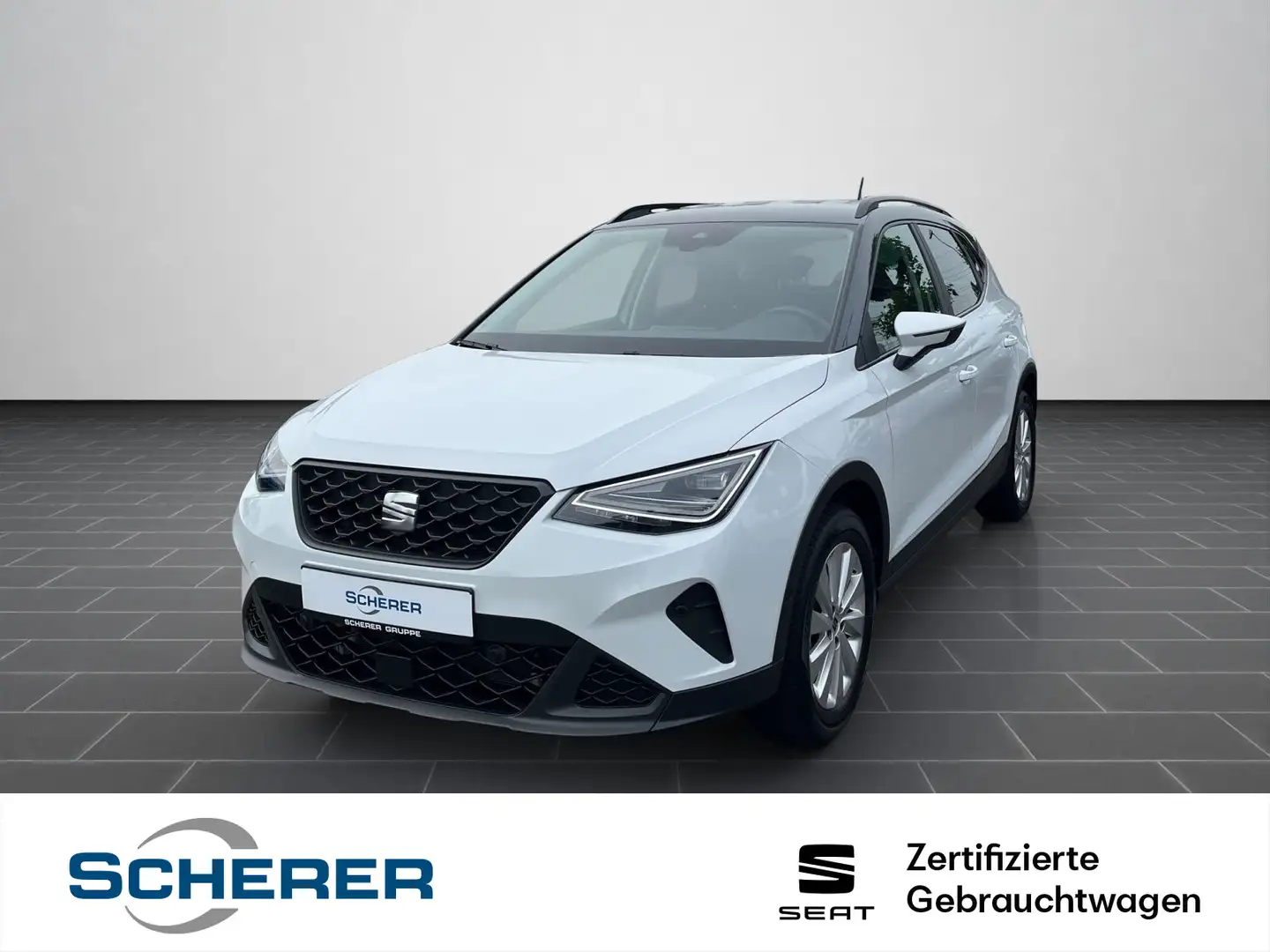 SEAT Arona 1.0 TSI Style Full Link, LED, RFK, SHZ Weiß - 1