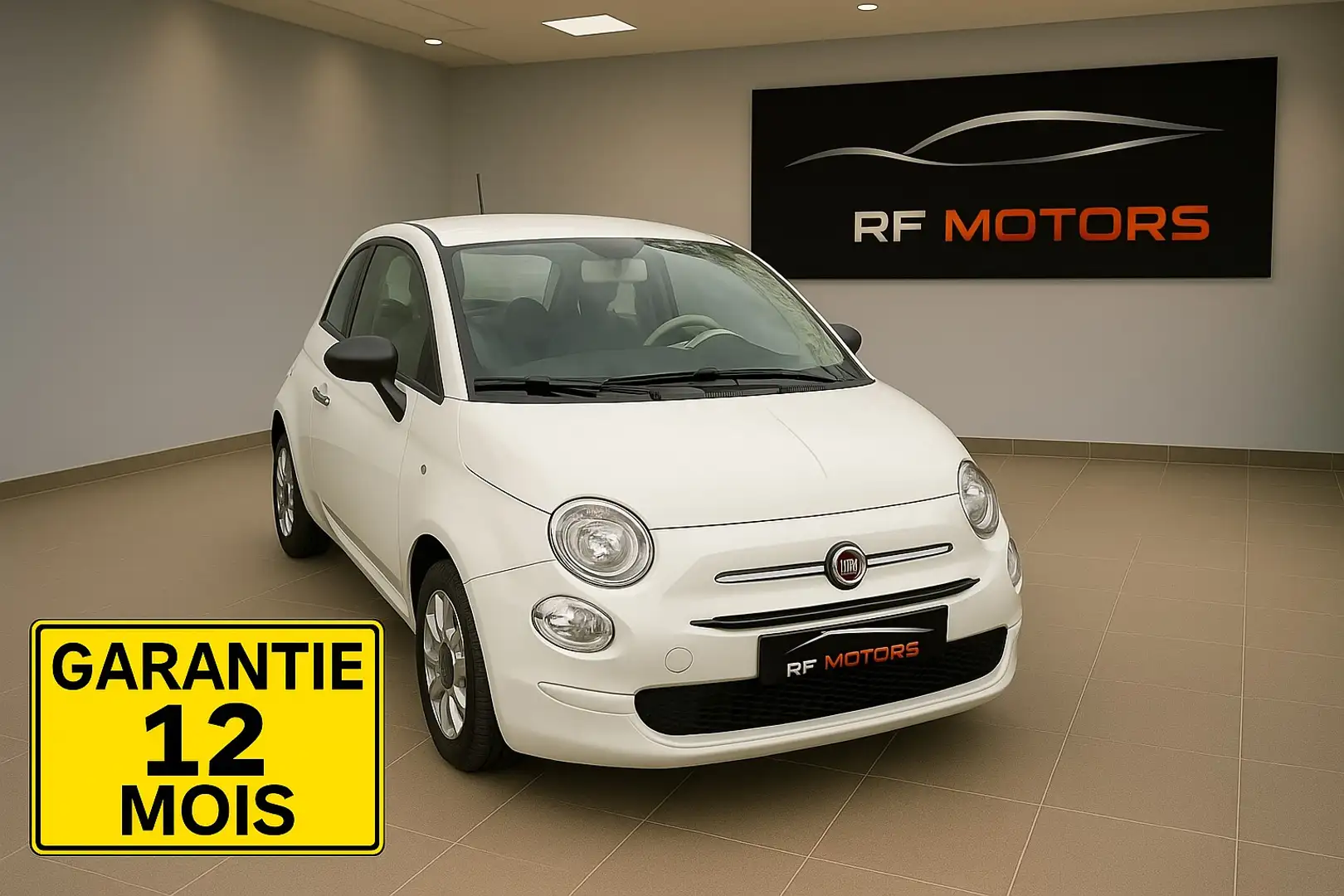 Fiat 500 🇮🇹🇮🇹🇮🇹500 1.2i Pop PUR-02 Stop G Blanc - 1