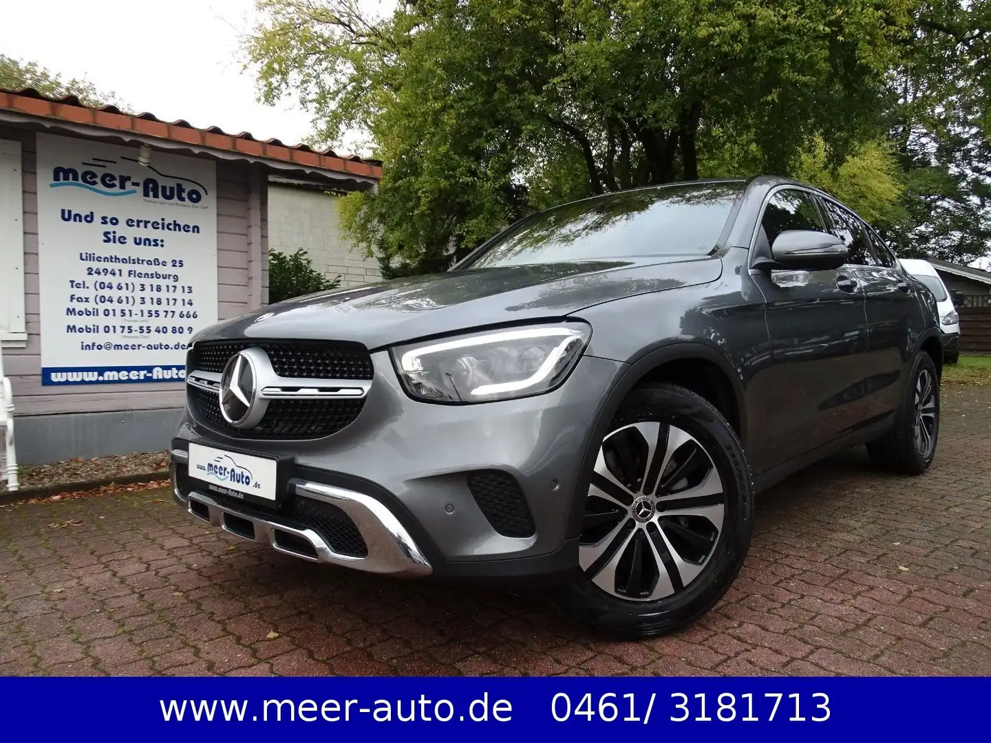 Mercedes-Benz GLC 220 d 4Matic Coupe ACC/LED/Navi/Kamera/SHZ Gris - 1