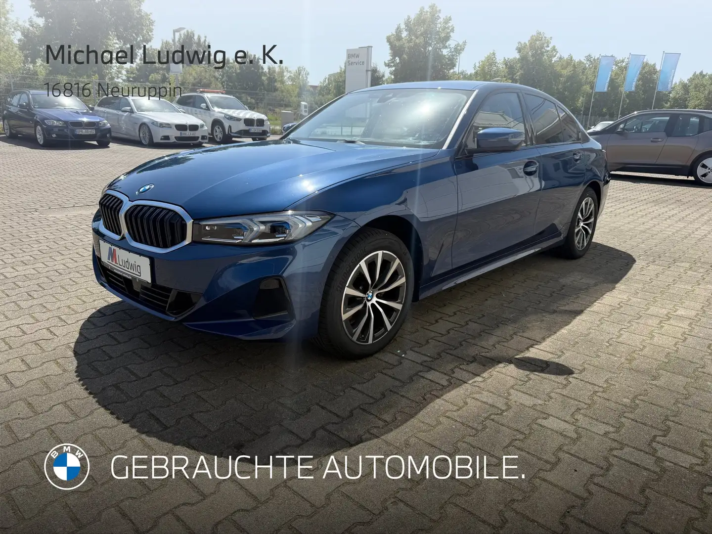 BMW 318 i HiFi DAB LED RFK ACC + Stop&Go Klimaaut. Bleu - 1
