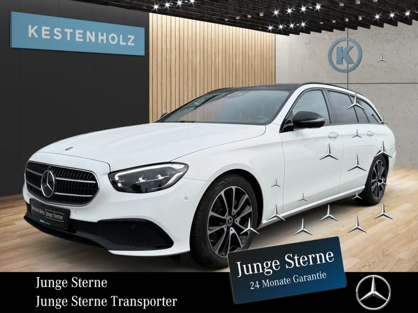 Mercedes-Benz E 220 d T *AVANTGARDE*NIGHT*360°*PANO*SHZ*LED* Bianco - 1
