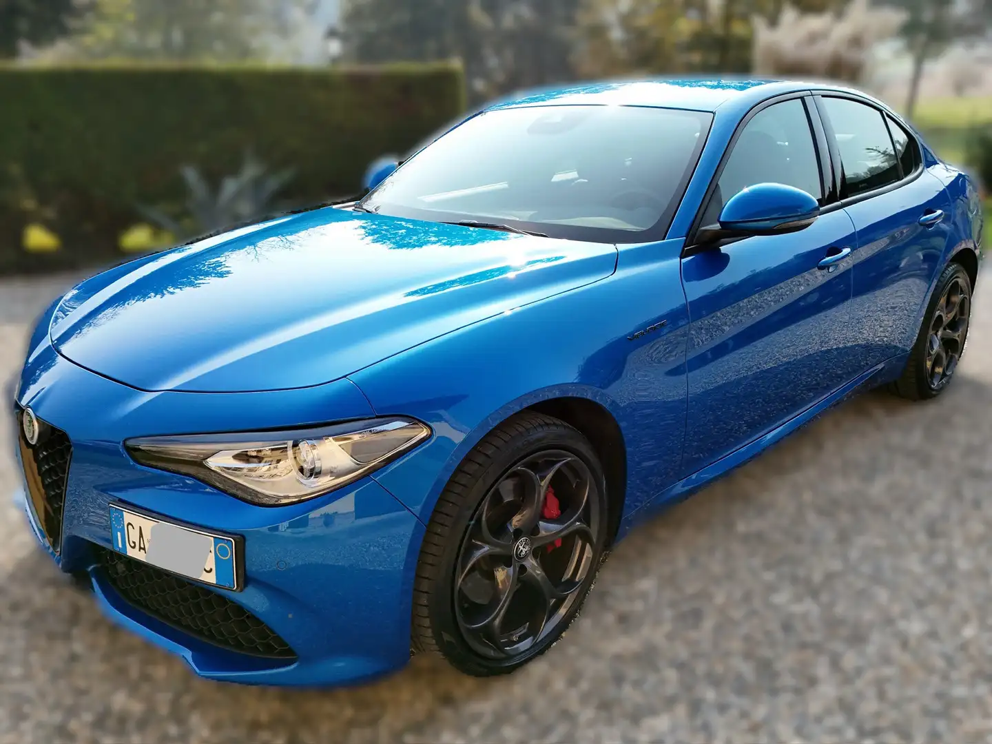 Alfa Romeo Giulia 2.0 t Veloce Q4 280cv auto Bleu - 1