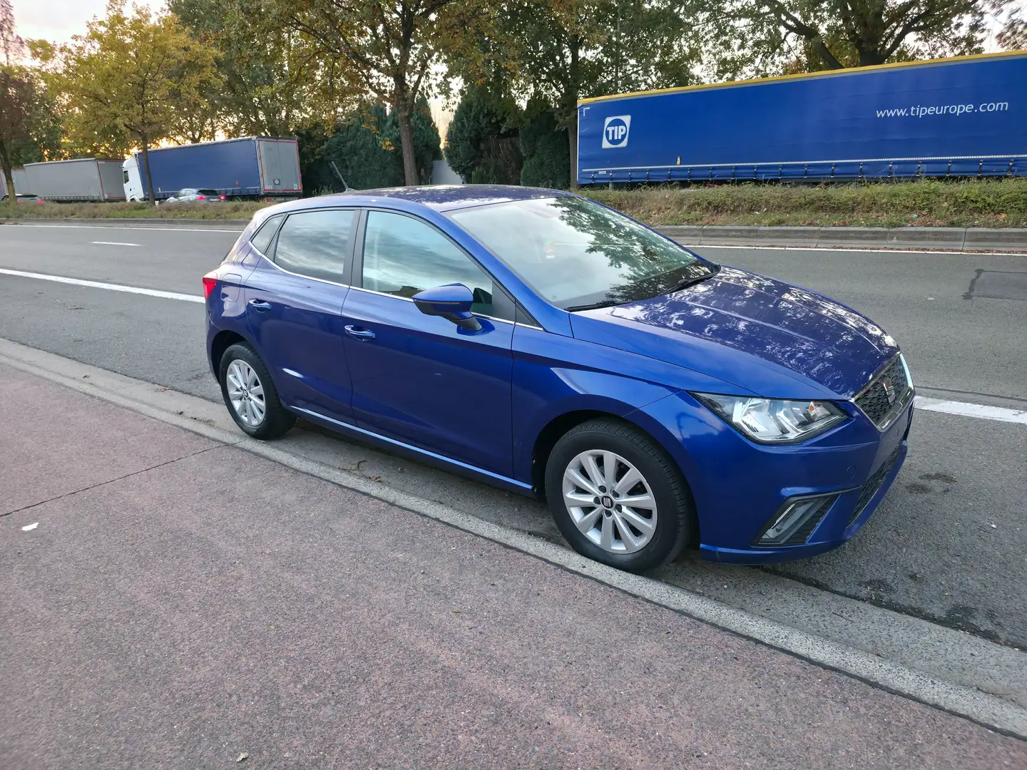 SEAT Ibiza 1.0 TSI 1°EIG. IN ZEER GOEDE STAAT 2018' Bleu - 1