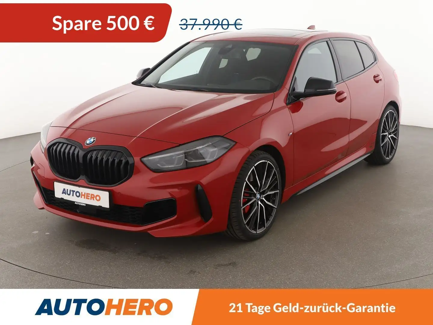 BMW 128 128ti Aut.*NAVI*LED*TEMPO*CAM*PANO*PDC* Rot - 1
