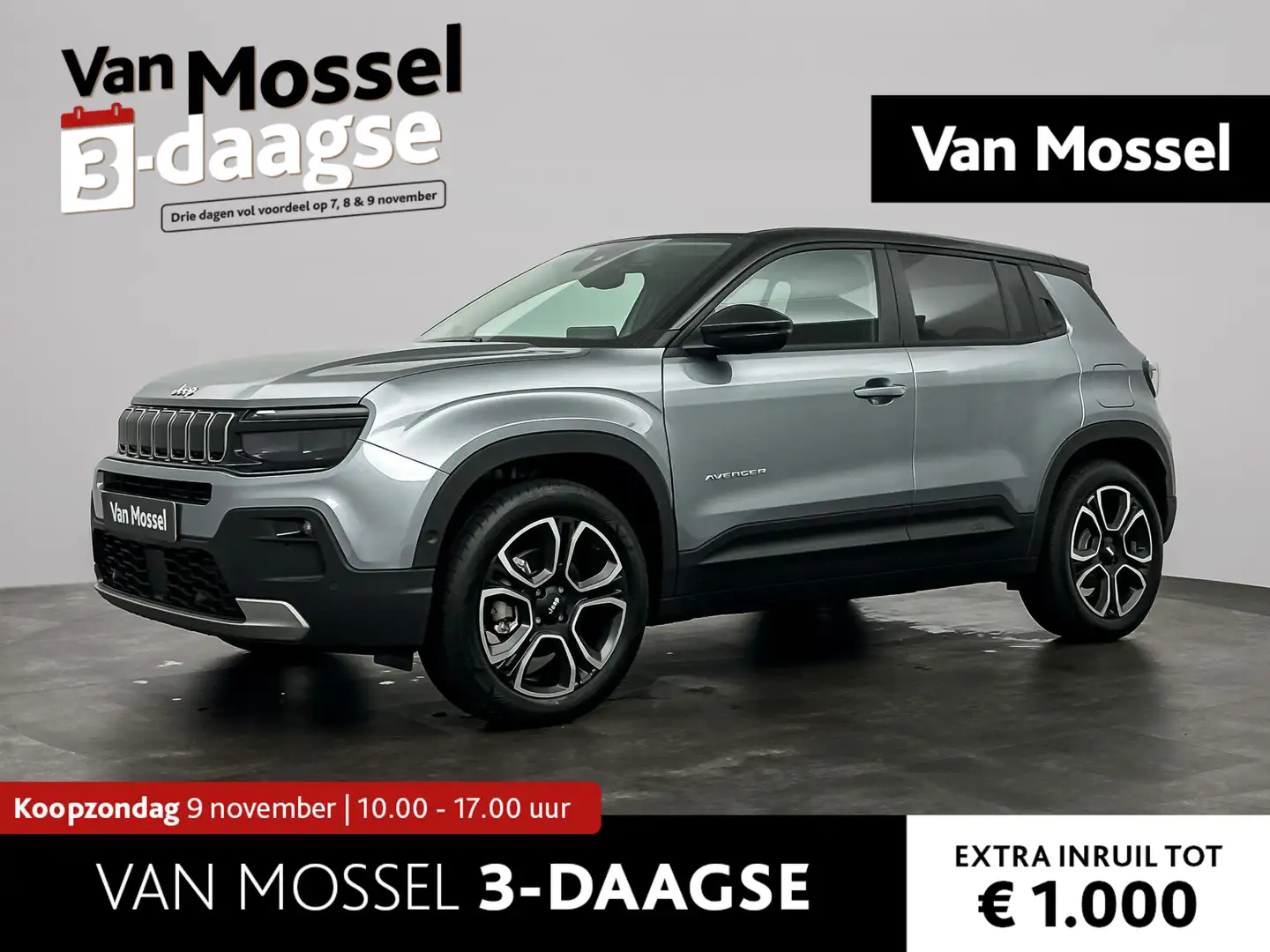 Jeep Avenger Summit 54 kWh | Van Mossel Voorraadvoordeel | DEMO Gris - 1